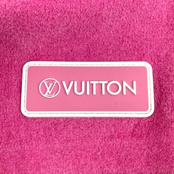 IW0256 Louis Vuitton Pink logo wool lace-up casual shorts S size - Picture 4 of 8